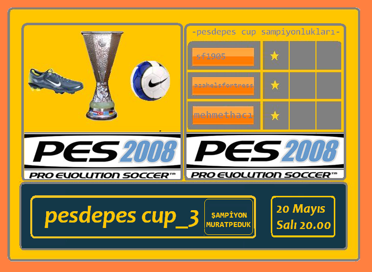  PES2008 pesdepes cup_3 (ŞAMPİYON MURATPEDUK)