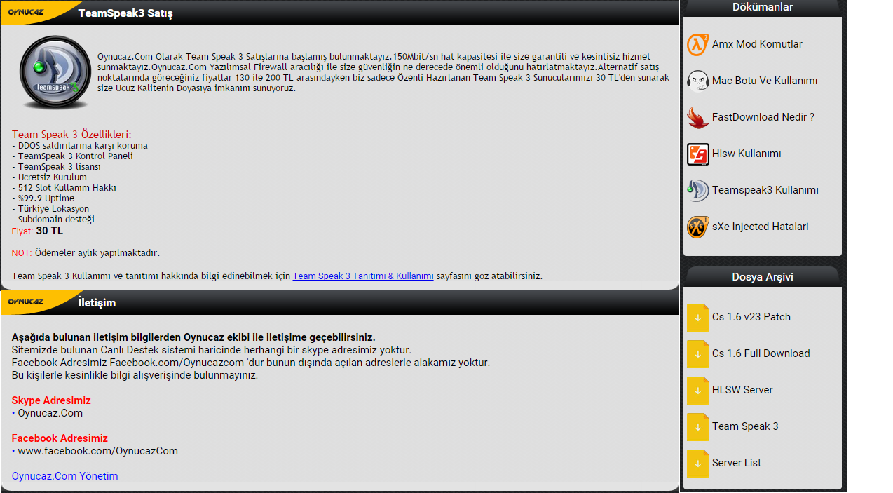  Oynucaz.com ~ Cs 1.6 Online Oyun Sunucuları