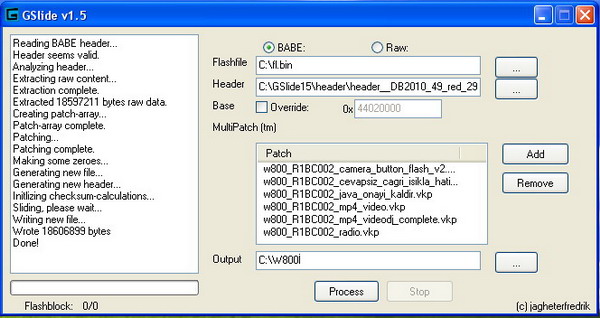  Cid49 k750i ve w800i patching anlatımı(10 dk'da patch yapın)