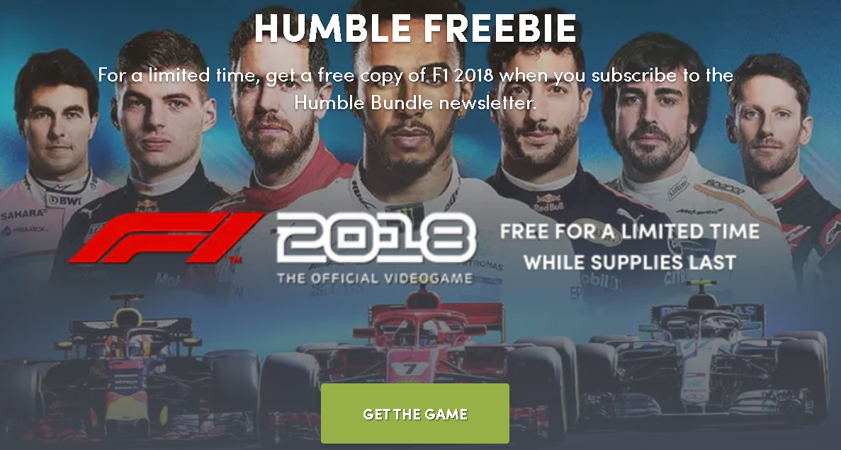 F1 2018 Steam kodu Ücretsiz (HUMBLE)