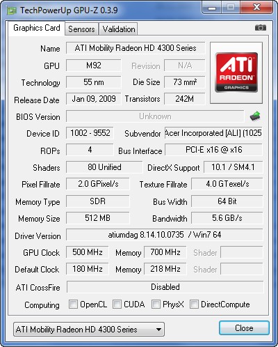  ACER ASPIRE TIMELINE DERNEĞİ