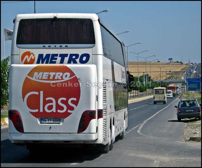  METRO TURİZM OTOBÜSÜ YANDI ORMANA DA ALEVLER SIÇRADI.