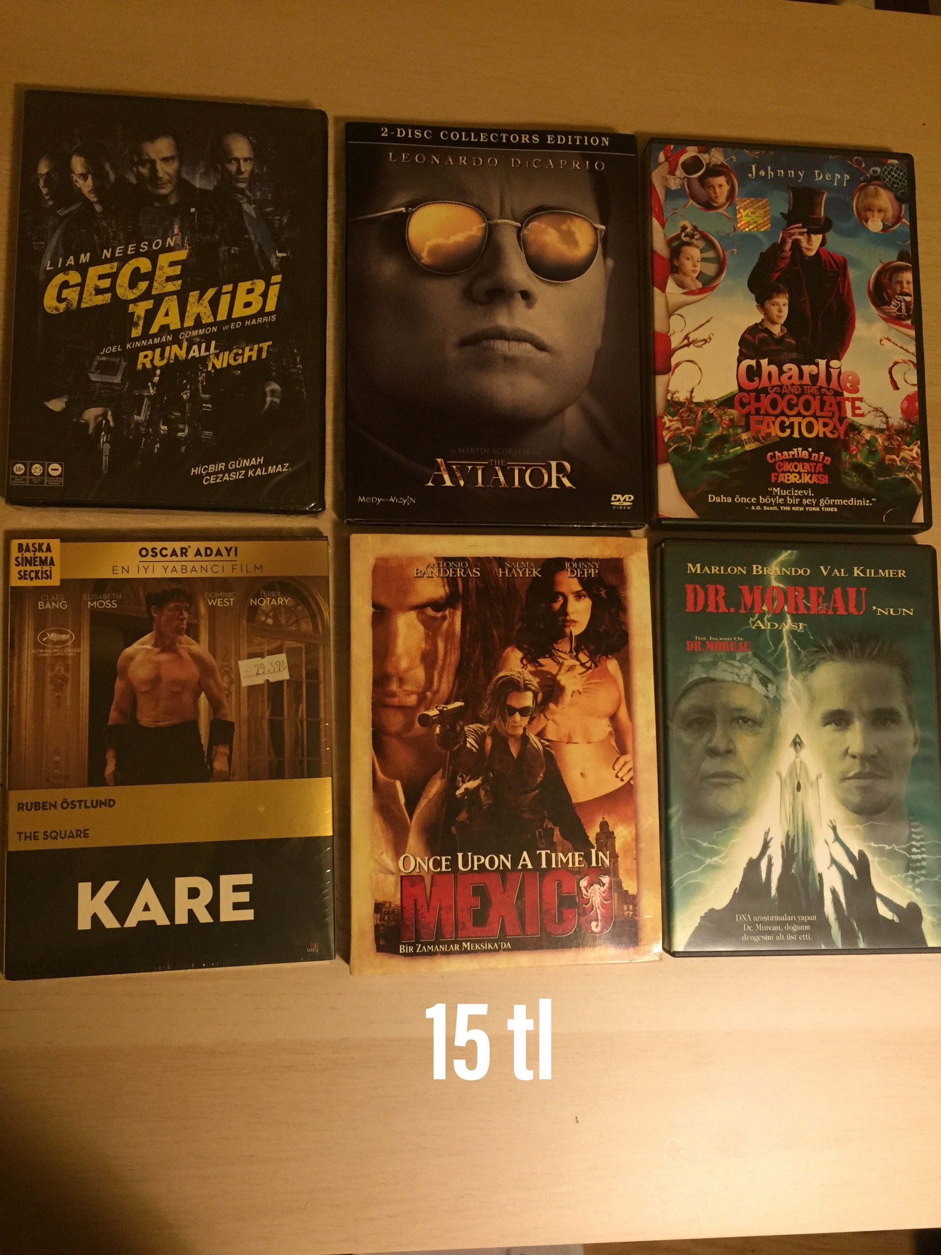 Arşivimden Satılık DVD Filmler Adet 3-8 lira 