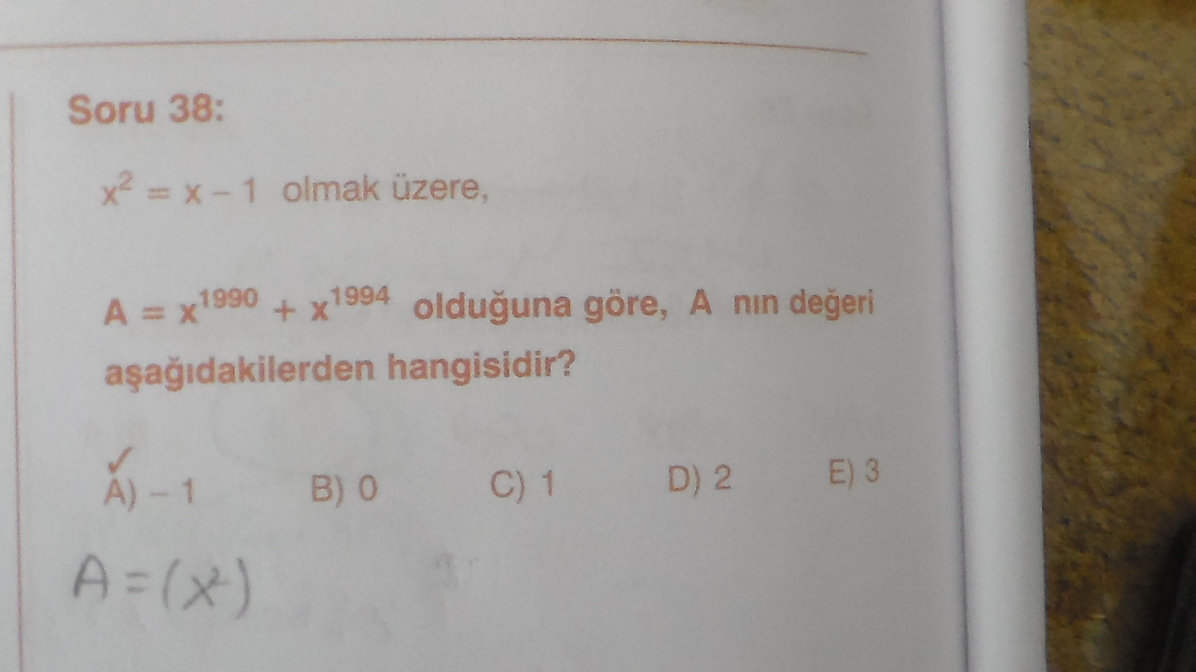  Modüler aritmetik sorusu simetriden