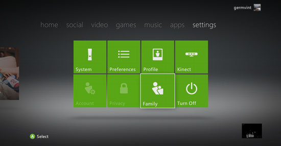  xbox 360 dashboard