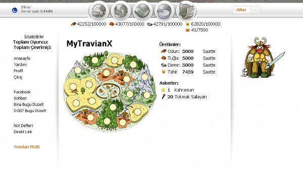  ◄█ MyTravianX.com ◄█► En Kaliteli PvP Server █►