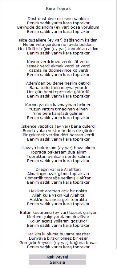 TÜRKÜ DİNLEMEK İSTEYENLER (TÜRKÜ DOSTLARI)