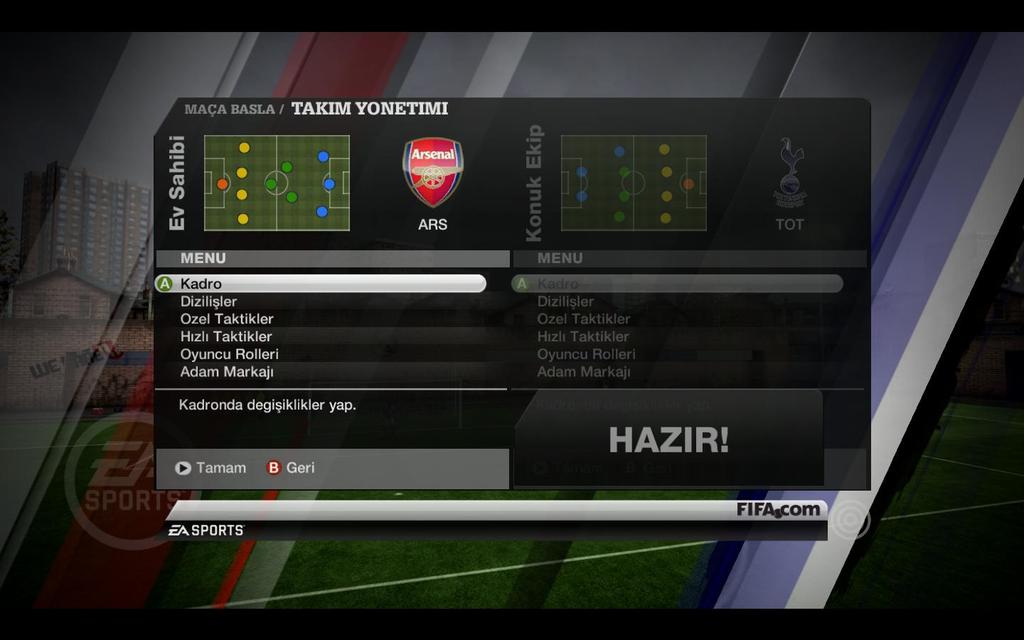  FIFA 11 PC Türkçe Yama