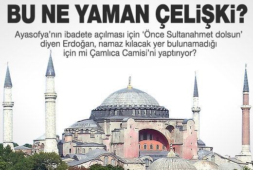 63 bin kişilik Çamlıca Camii akşam namazında bomboş kaldı