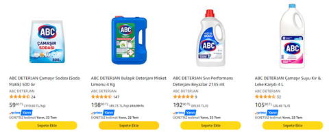 Amazon TEMEL TÜKETİM & GIDA & TEMİZLİK ve KOZMETİK ÜRÜNLERİ FIRSATLARI