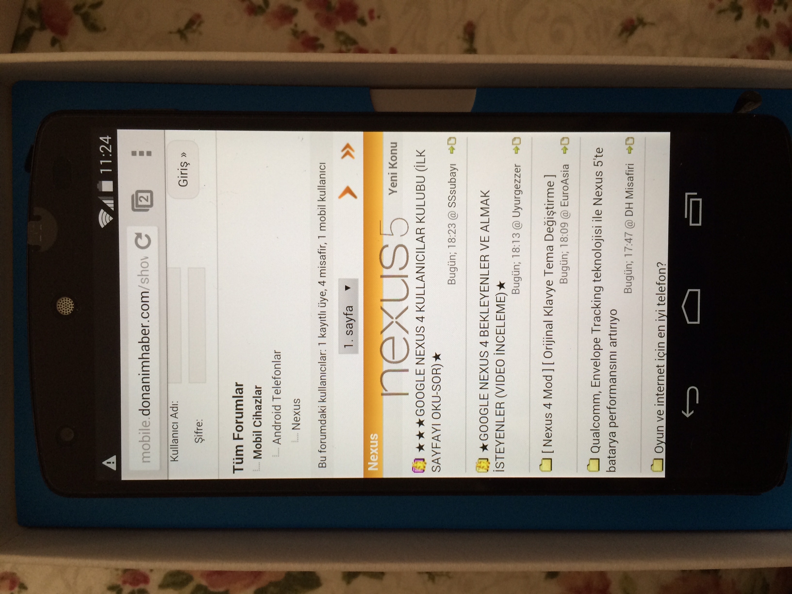  Nexus 5 ile ilgili sorulariniz