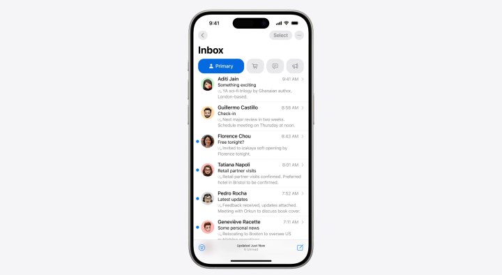 iOS 18 ile Mail uygulamasına gelecek yeni özellikler