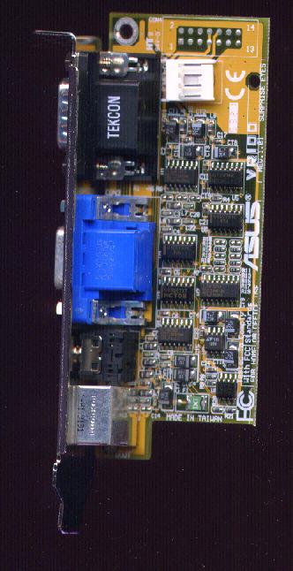 satılık asus v3400TNT +3D gözlük -kutusunda