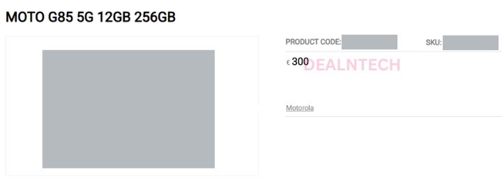 Moto G85 5G'nin Avrupa fiyatlandırması sızdırıldı