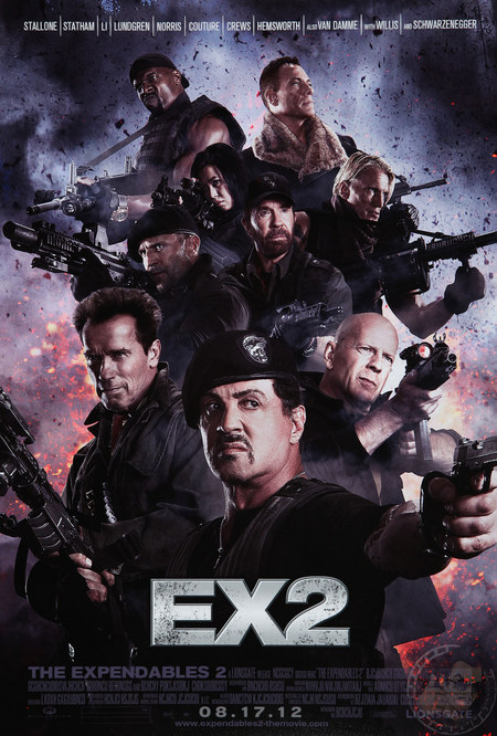  The Expendables 2 (2012) | Stallone - Van Damme - Norris - Willis -  Schwarzenegger