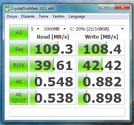 Samsung 2.5' 7200rpm HM500JJ 500GB Kullanıcı İncelemesi