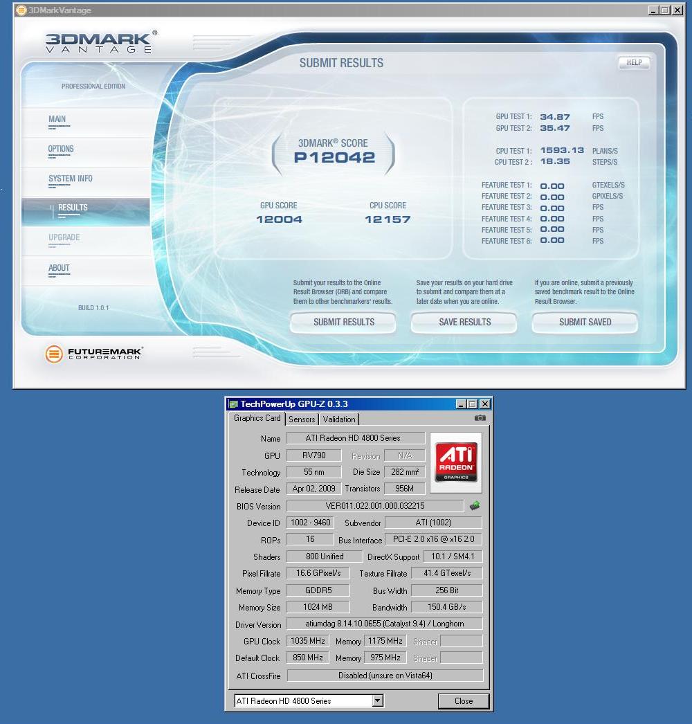  Sapphire 4890 1020 Mhz Core