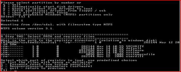  Xp, Vista ve Windows 7 Unutulan Kullanıcı Şifrelerini Sıfırlamak (Ana Konu)