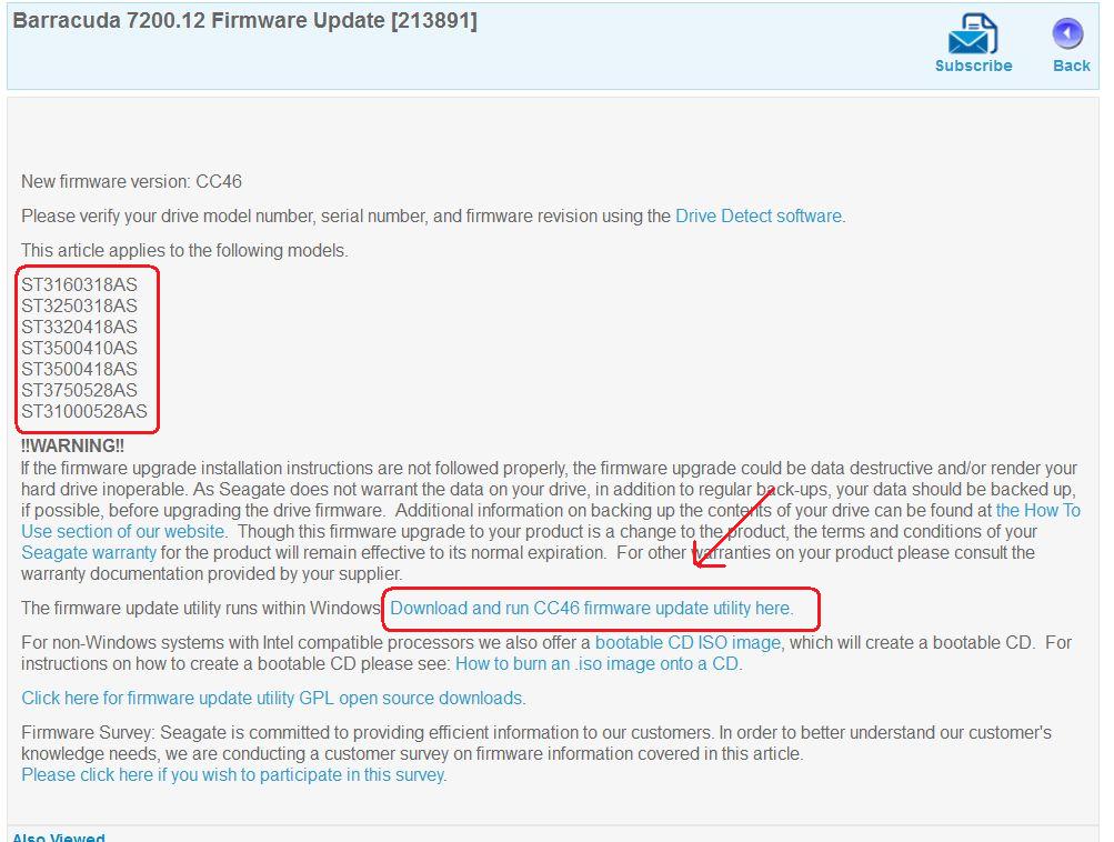  Barracuda 7200.12 Firmware Update