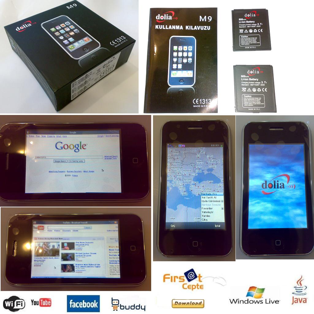  DOLİA M9 8GB Çift Sim Kartlı Cep Telefonu