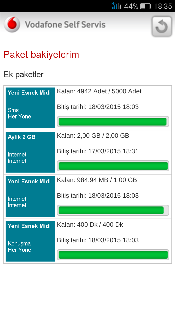  Vodafone den 2 Gb İnternet Paketi ( HİÇ KULLANMAYANLARA İLK AY BEDAVA )