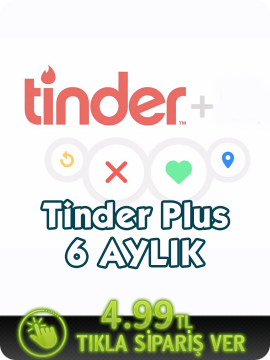 Tinder Plus 6 Ay 4.99₺ | BiSu 2.99₺ | FLO 125/25 2₺ | Steam Random Key (Otomatik Teslim)