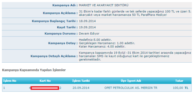  PARAF VE PARAFLY market akaryakıt kampanyası 50 tl parafpara(harikaaa)