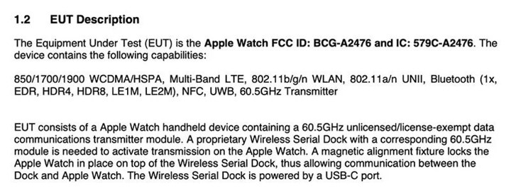 Apple Watch Series 7'nin 60.5 GHz kablosuz bağlantı modülüne sahip olduğu ortaya çıktı
