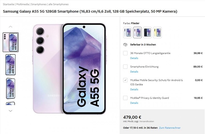 Samsung Galaxy A55 ve A35'in fiyatları ortaya çıktı