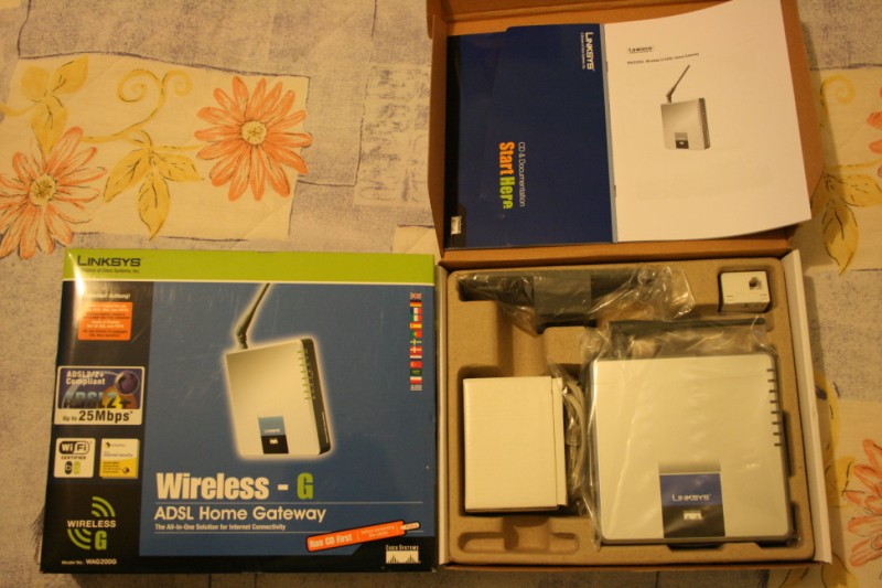  linkSYS WAG200G Wireless-G Adsl Home Gateway