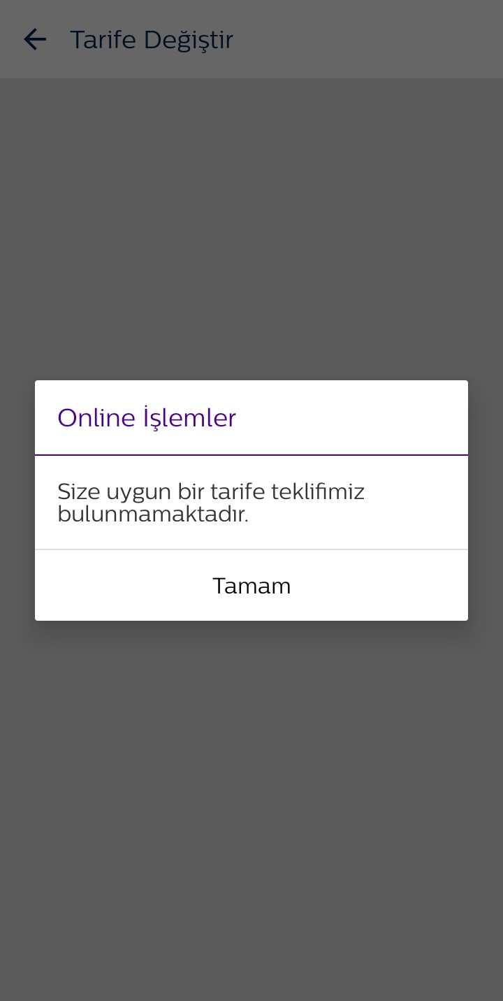 Turk telekom faturasız paketsiz konuşma tarifelerini kaldırdı mı?