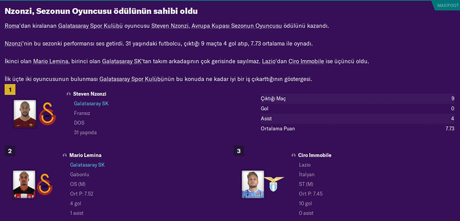 FM20 | DS | Galatasaray | Kariyer Sonu | 5 Sezon'da 15 Kupa - Avrupa'da 3 Büyük Final