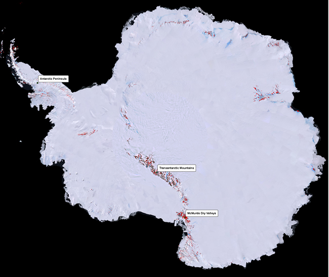  antartikada toprak var mı yoksa tamamen buz mu?