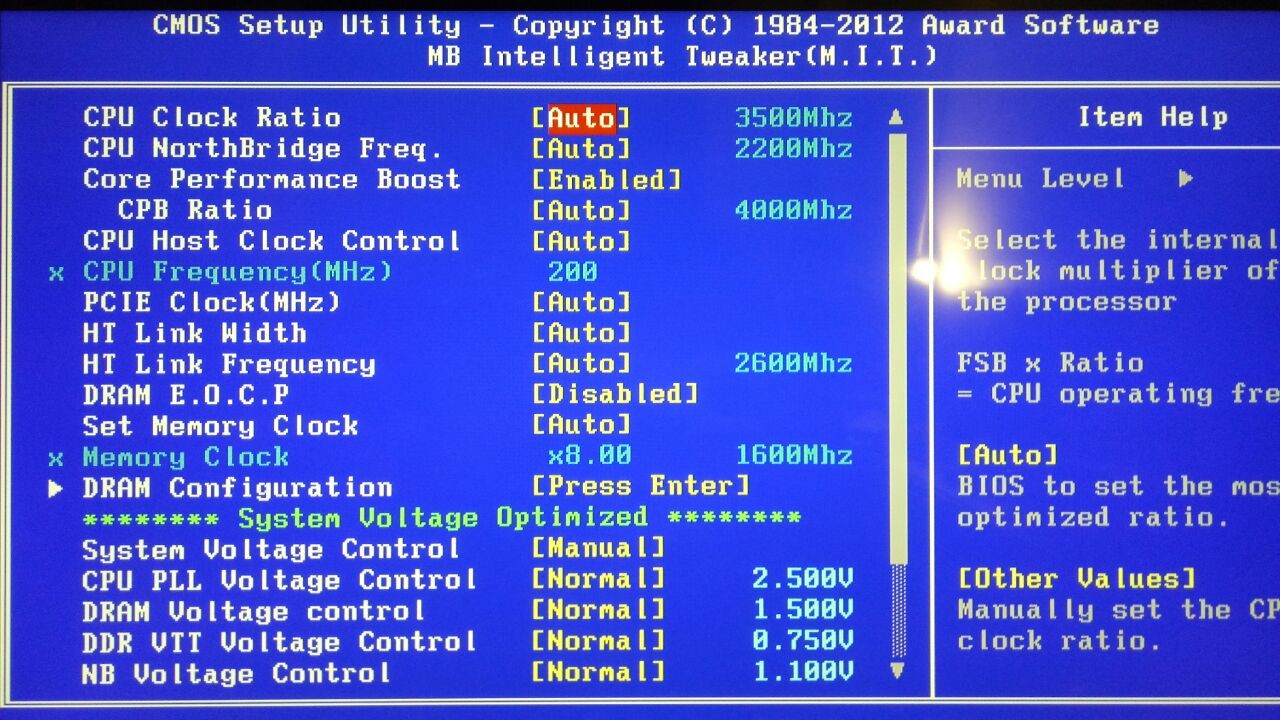 Fx 8320 Bios Overclock Anakart Ayarları ????