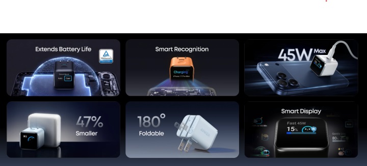 Anker Nano Charger dünyanın ilk akıllı ekranlı iPhone şarj adaptörü oldu