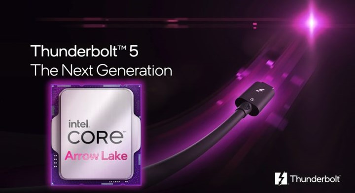 Intel Arrow Lake işlemciler Thunderbolt 5 ile gelecek