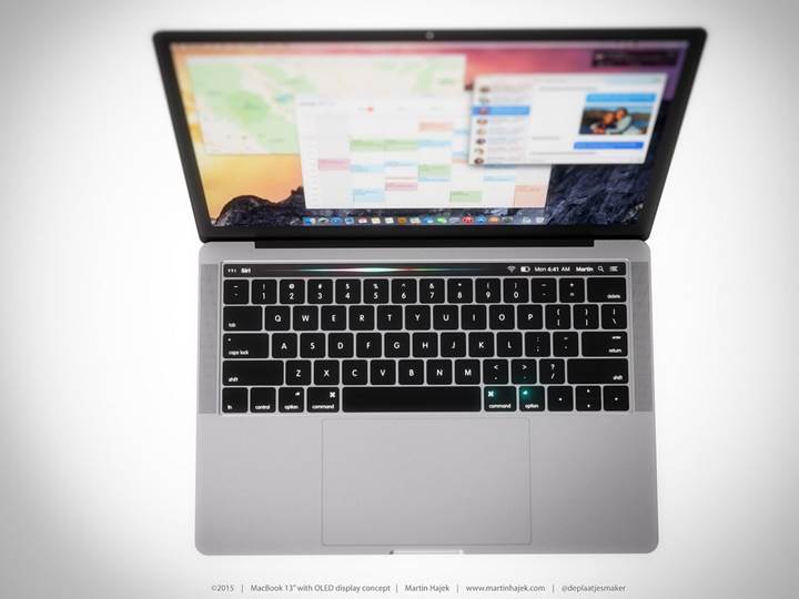 Yeni nesil MacBook'larda yer alması beklenen OLED dokunmatik ekranla tanışın