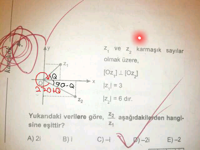  Karmaşık Sayı Soruları (Orta ve Üst seviye)