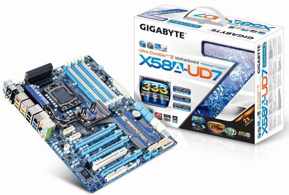 Gigabyte x58 UD7+ İntel i7 950
