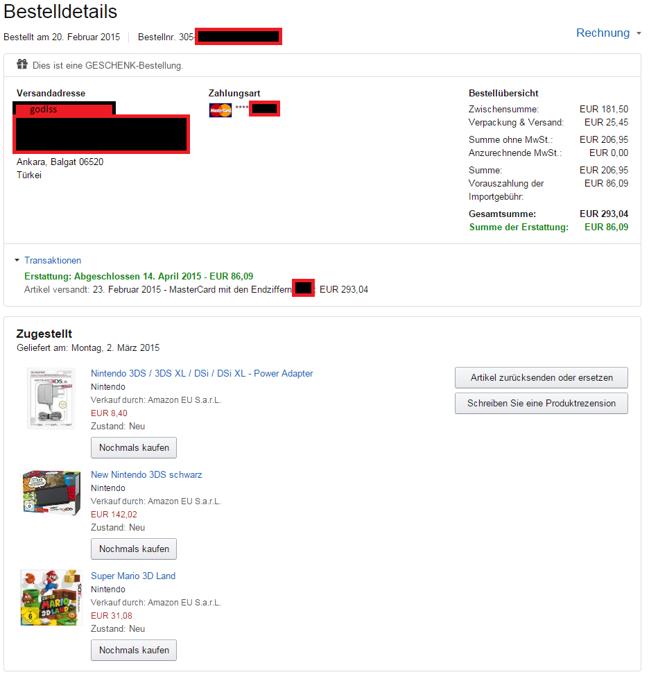  Amazon.com Dan New 3DS Getirmek