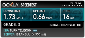  8 Mbit yerine 2 Mbit bağlantı alıyoruz