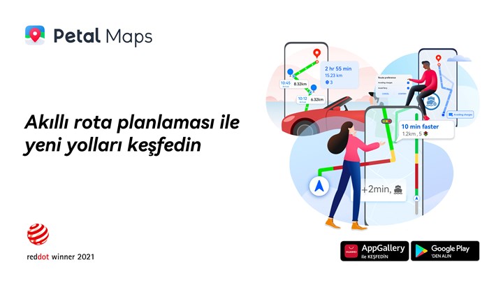 Huawei Petal haritalar güncellendi