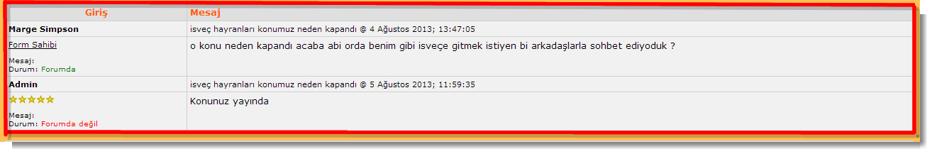  DH İSVEÇ HAYRANLARI