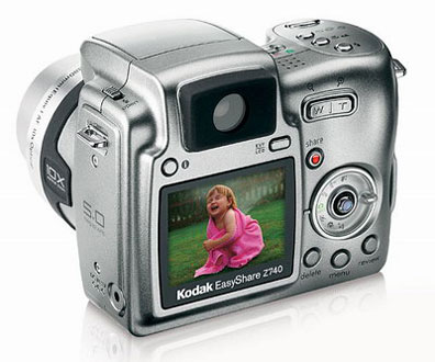 10x Optik Yakınlaştırma Kodak EasyShare Z740 Dijital Fotoğraf Makinası