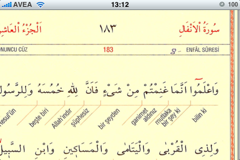 kur'an-ı kerim kelime mealli » Sayfa 1 - 2