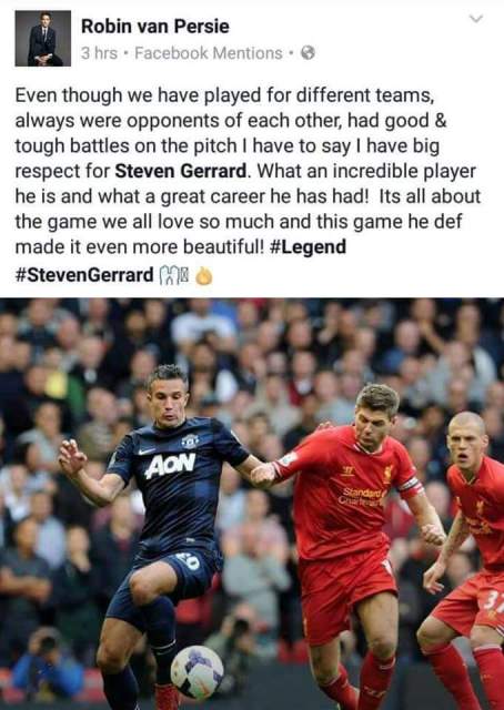  Bir efsane daha futbola veda etti.. Steven Gerrard futbolu bıraktığını açıkladı.