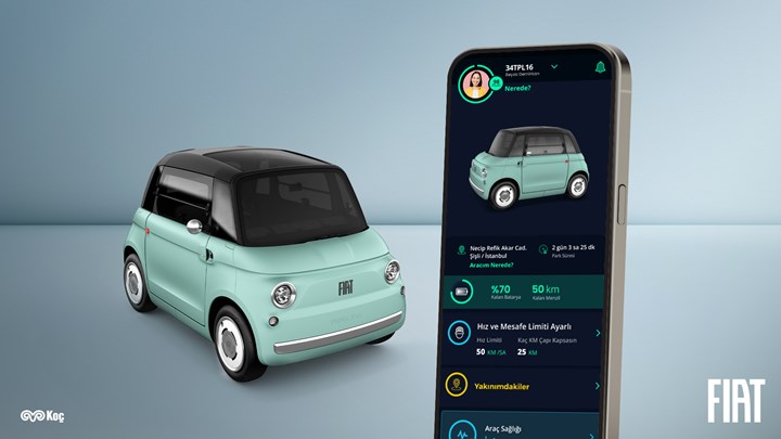 Fiat Connect bağlanabilirlik uygulaması artık Topolino'da