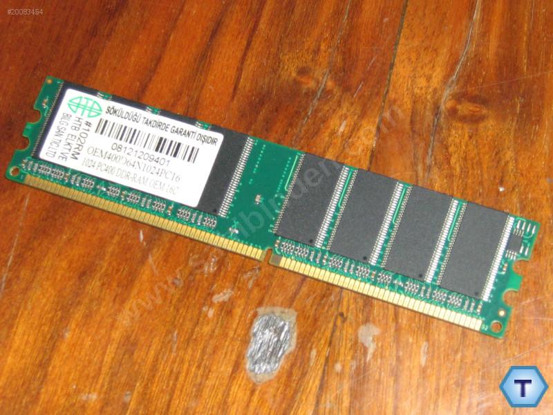  VERITECH  1 GB  DDR-400 ile 1GB KINGSTON UYUMLU ÇALIŞIR MI?