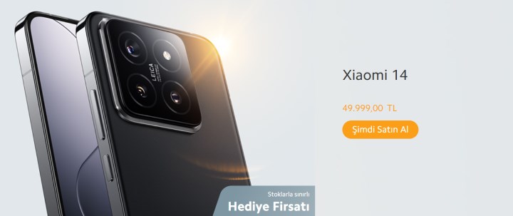 Xiaomi 14 Türkiye’de, fiyatı uzayda