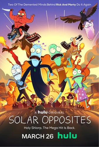 Rick and Morty yaratıcılarının yeni dizisi Solar Opposites'in 2. sezon fragmanı yayınlandı
